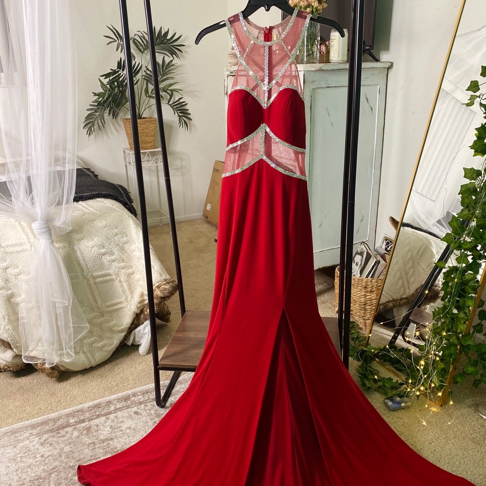 Red Evening Gown Gem